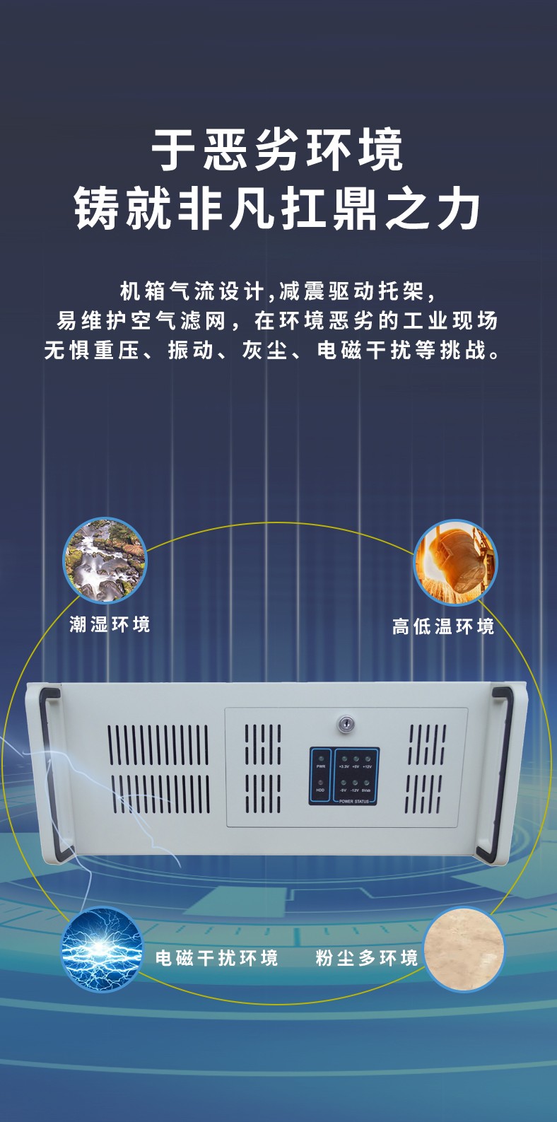 19”標(biāo)準(zhǔn)上架4U工控機