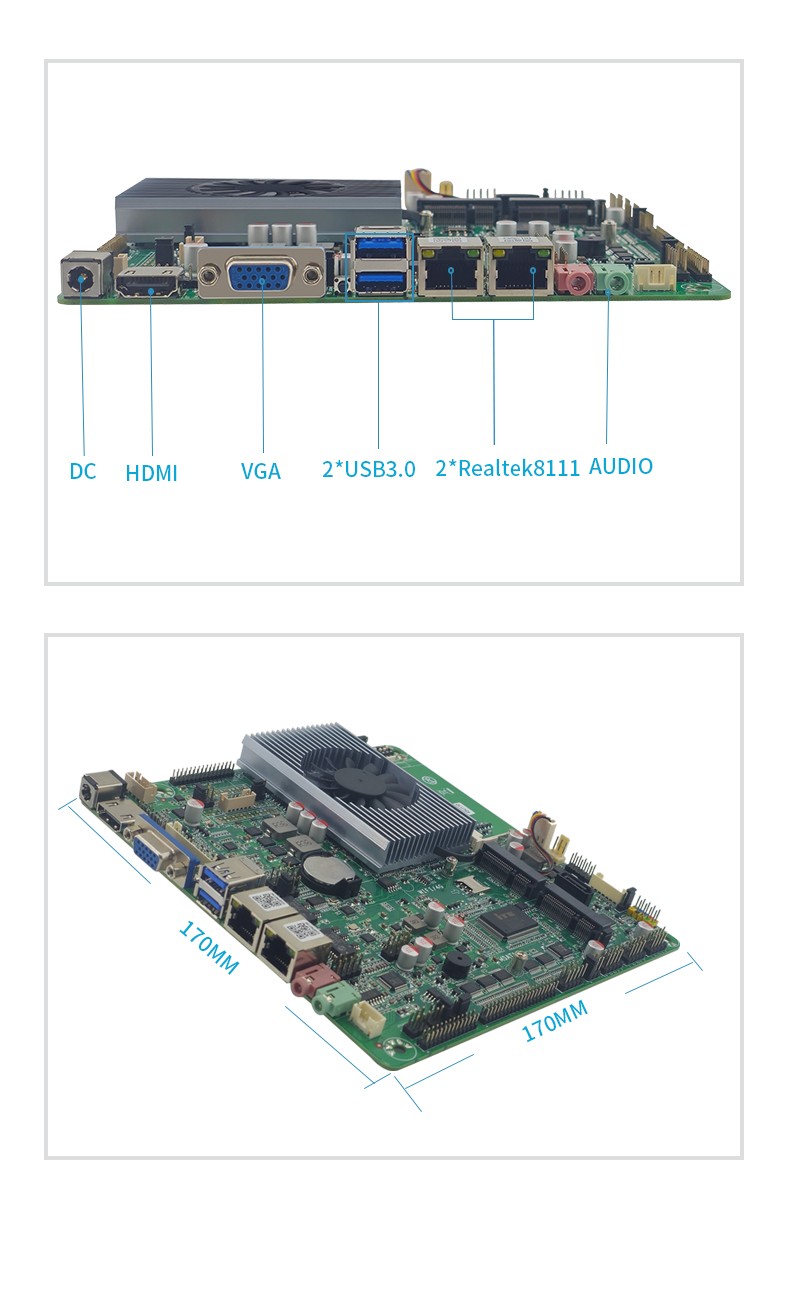 Mini ITX薄型工業(yè)主板 ITX-HB45DL26A 產(chǎn)品展示