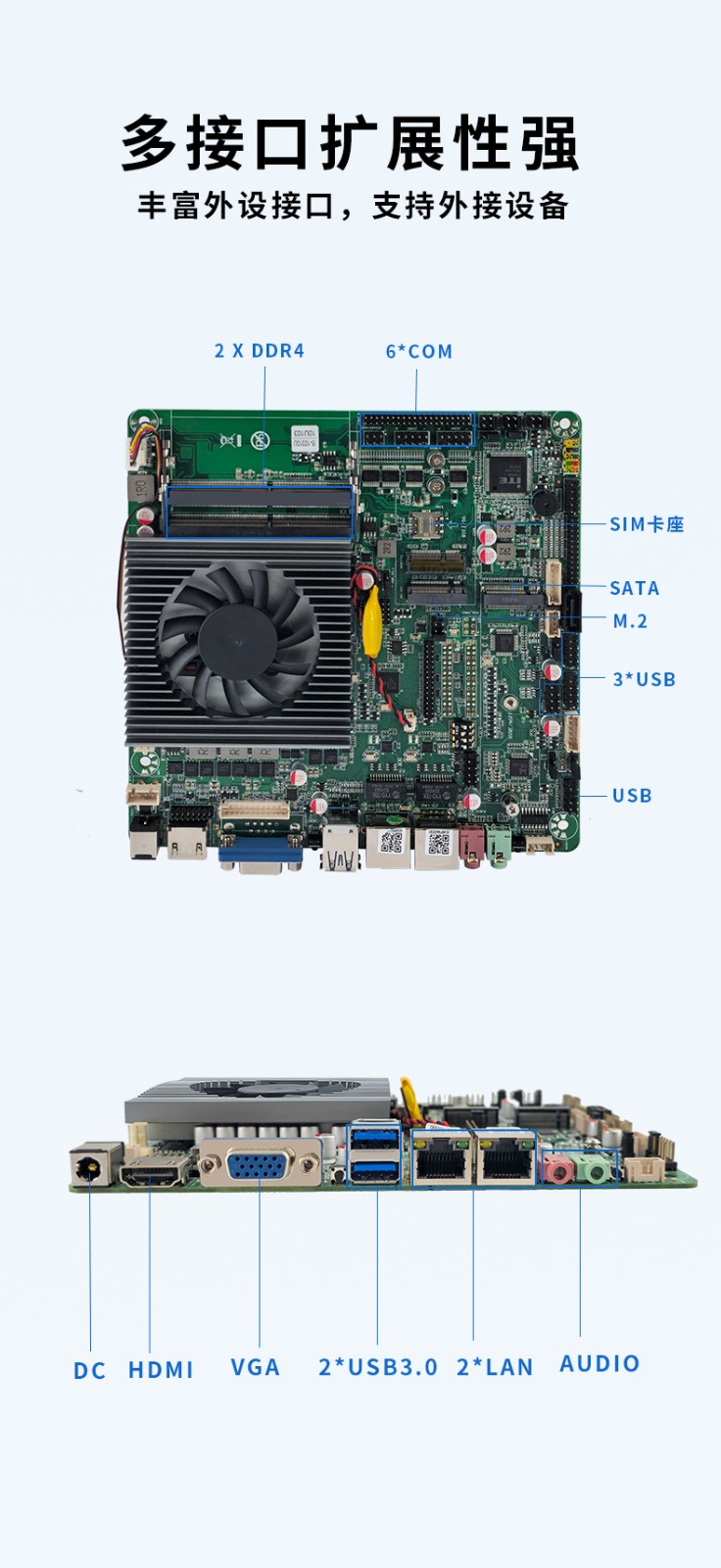 Mini ITX薄型工業(yè)主板 ITX-CW810DL26A
