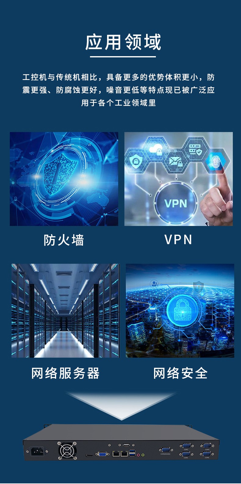 19”標(biāo)準(zhǔn)上架1U工控機(jī)箱