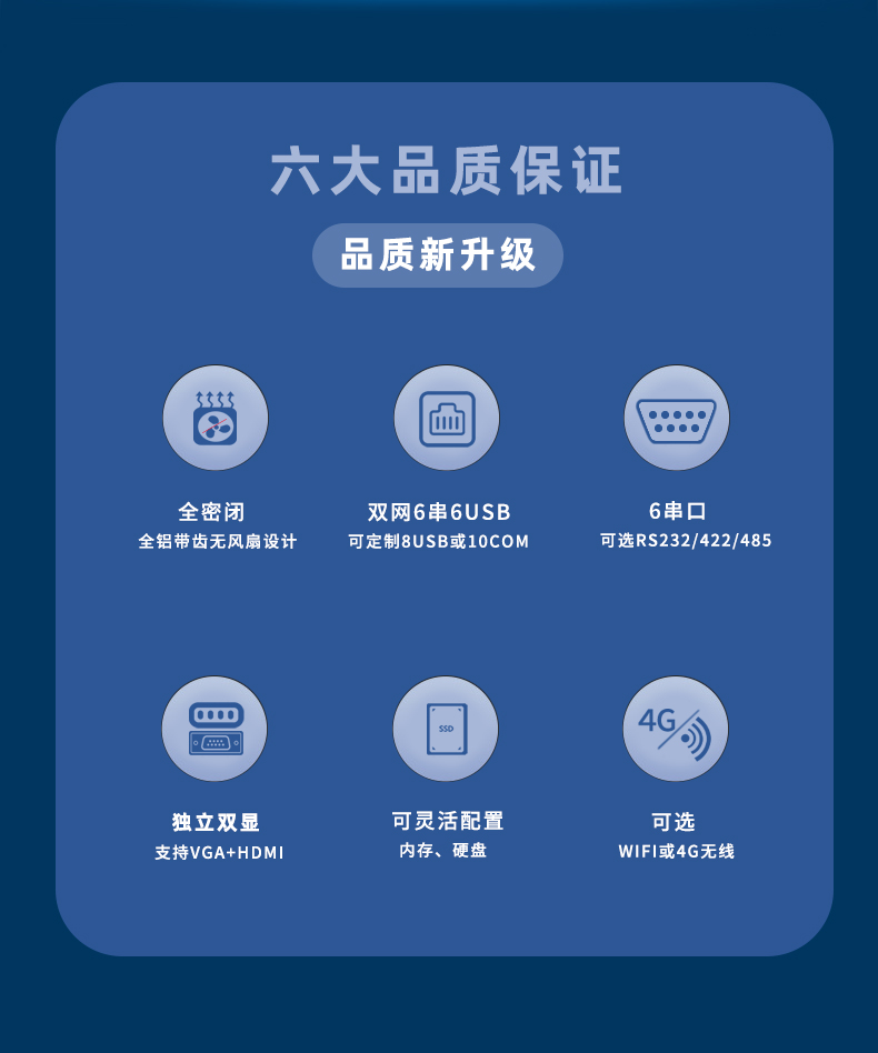 19”全鋁BOX無風扇工控機